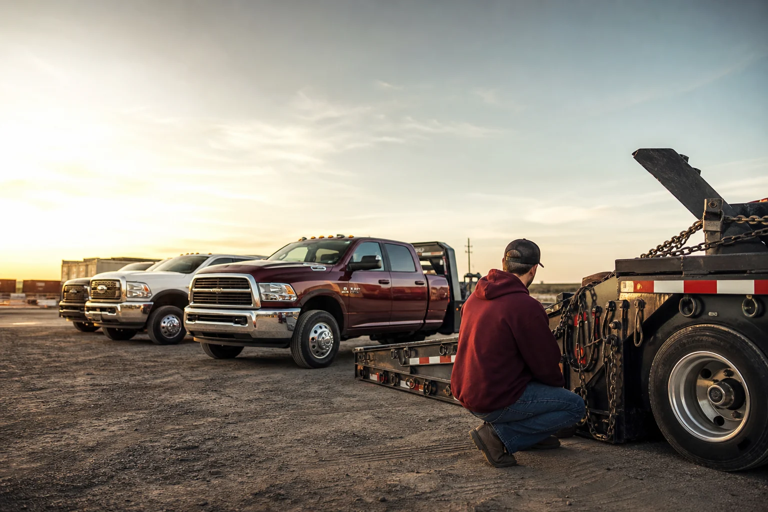The Best 3500/4500 Trucks for Commercial Hotshot Towing: Ram vs. Ford vs. Chevy